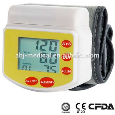 with heart rate manual wrist watch ambulatory blood pressure monitor