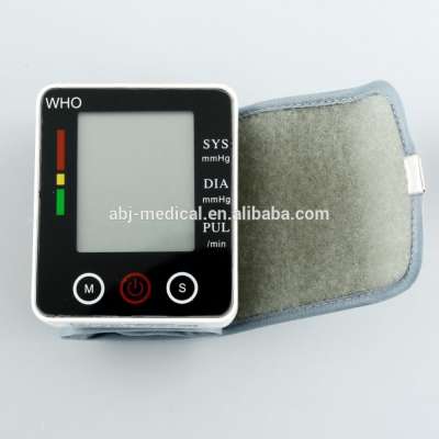 (Accept ODM/OEM)Automatic Digital Wrist Blood Pressure and Pulse Monitor Sphygmomanometer With Heart Rate